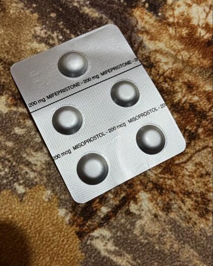 Mifepristone 200mg and Misoprostol 200mcg